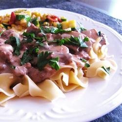 Easy Beef Stroganoff