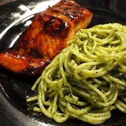 Salmon with Brown Sugar and Bourbon Glaze