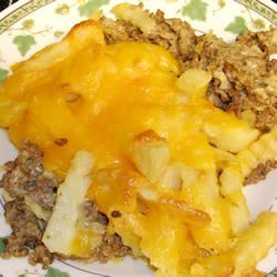 Cheeseburger and Fries Casserole