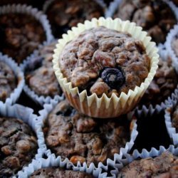 No-Flour No-Sugar Oat Walnut Fruit Muffins