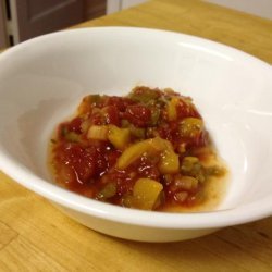 Spicy Sweet Peach Salsa