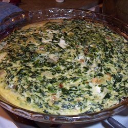 Crustless Spinach Quiche