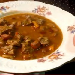 Bab Leves (Hungarian Bean Soup)