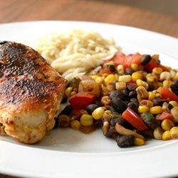 Chicken With Balsamic Succotash