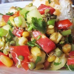 Spicy Mexican Salad (Vegan With Raw Option)