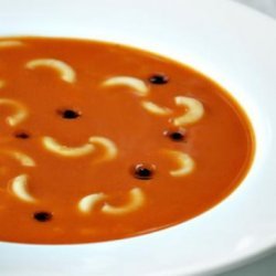 Roasted Tomato and Pasta Soup