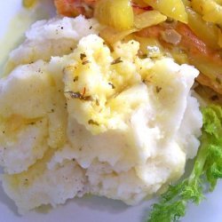 Roasted Garlic Mashed Potatoes Lower  Healthier Fat