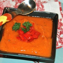 Butternut Squash and Roasted Red Pepper Soup