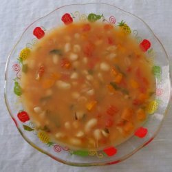 Greek Fasolatha (Navy Bean Soup)