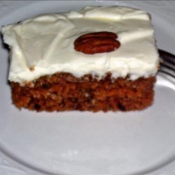 Carrot Cake With Cream Cheese Frosting