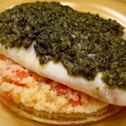 Pesto Crusted Tilapia