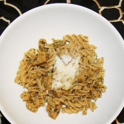 Fettuccini With Artichoke, Seitan, and Sun-Dried Tomato