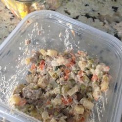 Russian Potato Salad (Salat Olivier)