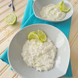 Coconut Lime Rice Pudding