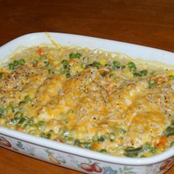 Campbell's Cheesy Chicken & Rice Casserole