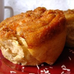 Coconutty Orange-Apricot Sticky Buns