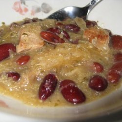 Sauerkraut and Bean Soup