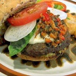 Basil Mozzarella Burgers