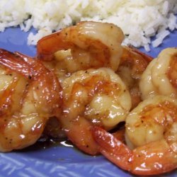 Plumped Ginger-Caramel Shrimp