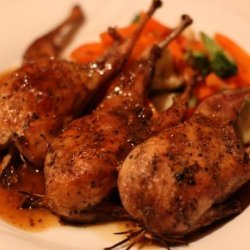 BBQ Quail with Honey-mustard Dressing