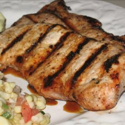 Pork Chops With Horseradish-Maple Glaze