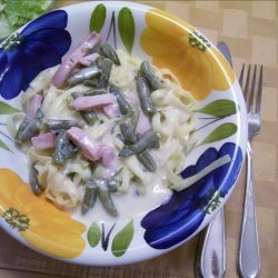 Fettuccine Carbonara (Healthy Version)