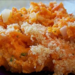 Cheesy Mashed Carrots