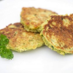 Zucchini and Halloumi Fritters