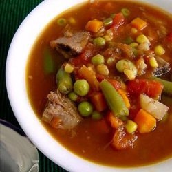 Quick Vegetable Beef Soup