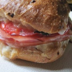 Tomato, Ham and Mozzarella Ciabatta