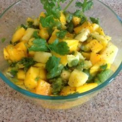 Mango, Pineapple, & Kiwi Salad