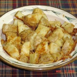 Breaded Baked Parmesan Potatoes