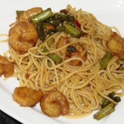 Asparagus & Shrimp Noodles