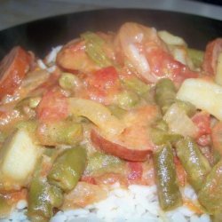 Smoked Sausage, Green Beans & Potato Skillet