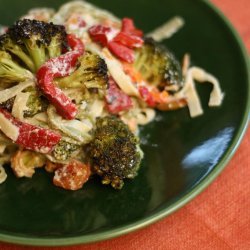 Roasted Broccoli With Garlic and Red Pepper