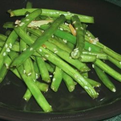 Green Beans with Sesame & Garlic