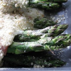 Cheesy Asparagus And Ham