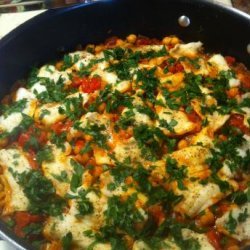 White Fish With Chickpea Ragu