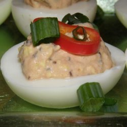 Firecracker Deviled Eggs