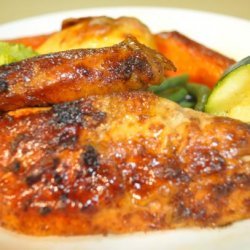 Whole Sticky Glazed Chicken