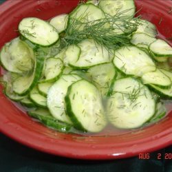 Crisp Dill Cucumbers