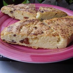 Cinnamon-Raisin Cream Scones