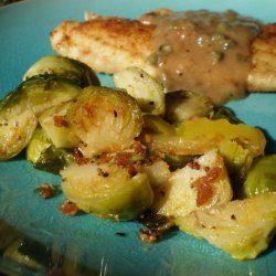 Pan Roasted Brussel Sprouts