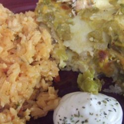 Green Chile Chicken Enchiladas