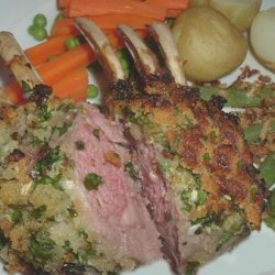 Roast Rack of Lamb With Persillade