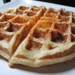 Crispy Cornmeal-Bacon Waffles