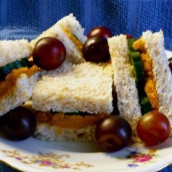 Lemon Cucumber Tea Sandwiches With Minty Mayonnaise (Or Hummus)