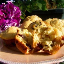 Macadamia Nut, Cranberry, Ginger and White Chocolate Muffins