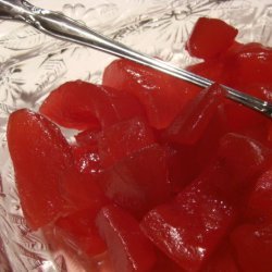 Candied Cucumber Rings (Great Use for Oversized Cucumbers)