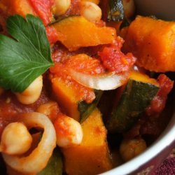 Pumpkin and Chickpea Ratatouille